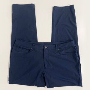 Lululemon ABC Pant Relaxed 34" *Warpstreme True Navy Size 38 EUC